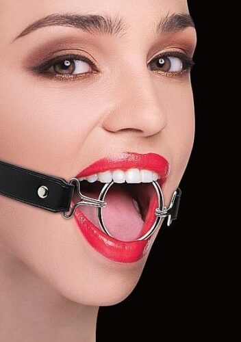 Ouch! Roubík Ring Gag XL - Black Ouch!