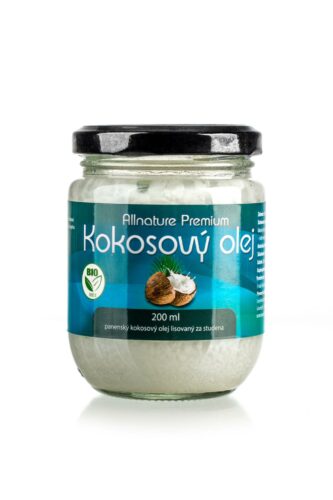 SonnenMacht Premium BIO Kokosový olej 200 ml Allnature