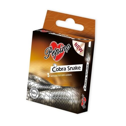 PEPINO kondomy Cobra Snake - 3 ks Pepino