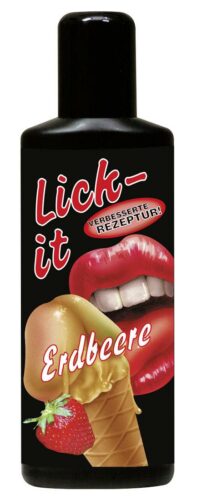 Lick-it Lubrikační gel 100ml - jahoda Lick It