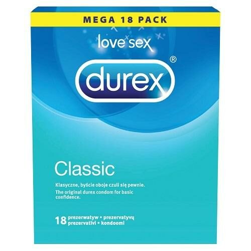 DUREX kondomy Classic 18 ks Durex