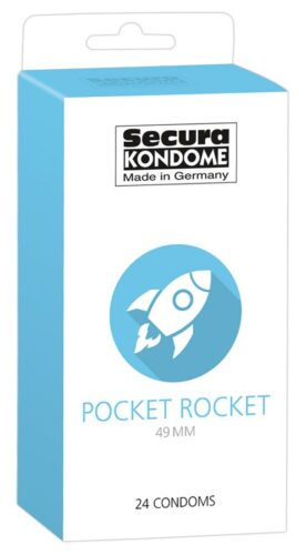 Secura kondomy Pocket Rocket 49 mm 24 ks Secura