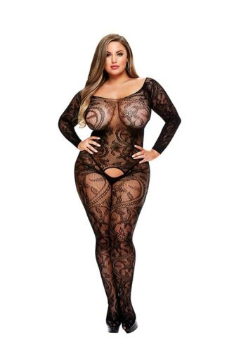 Baci XL Catsuit 5001 - černý Baci Lingerie