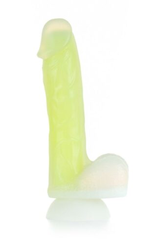 BOOM Dual Density Dildo Glow in Dark zelené BOOM