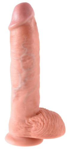 King Cock Realistické dildo s přísavkou 27 cm - tělové Pipedream