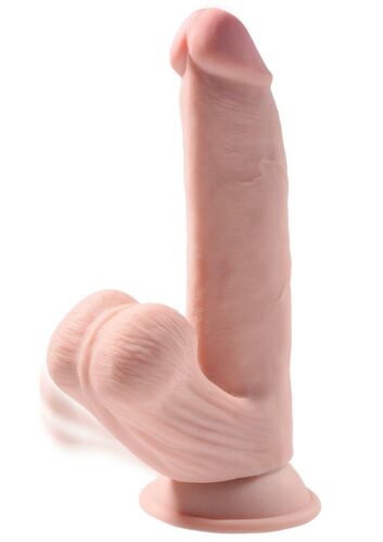 King Cock 3D realistické dildo s houpajícími se varlaty 20