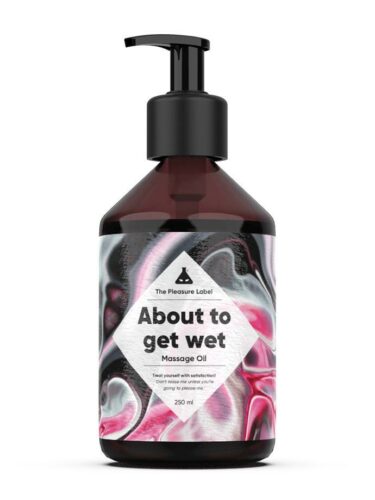 About to get wet masážní olej 250 ml The Pleasure Label