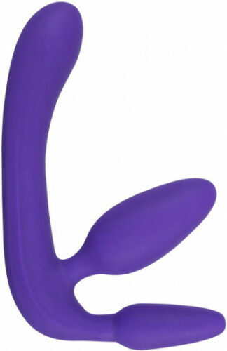 Partnerské dildo Strapless Triple Game (20 cm)