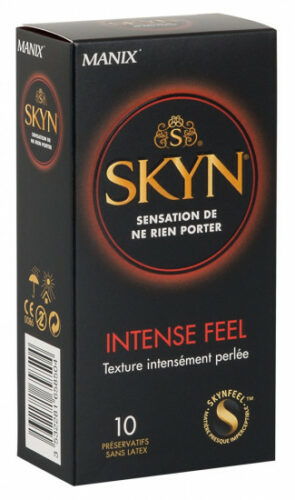 SKYN Intense Feel – bezlatexové kondomy s vroubky (10 ks)