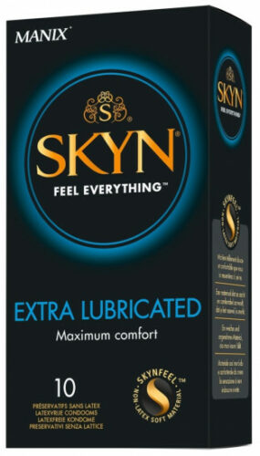 SKYN Extra Lubricated - bezlatexové kondomy extra lubrikované (10 ks)