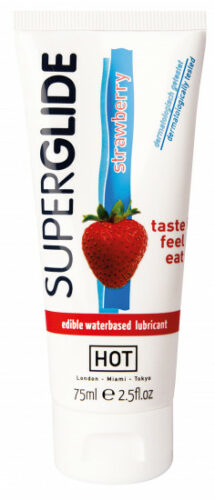 SUPERGLIDE jahodový lubrikační gel Strawberry (75 ml)