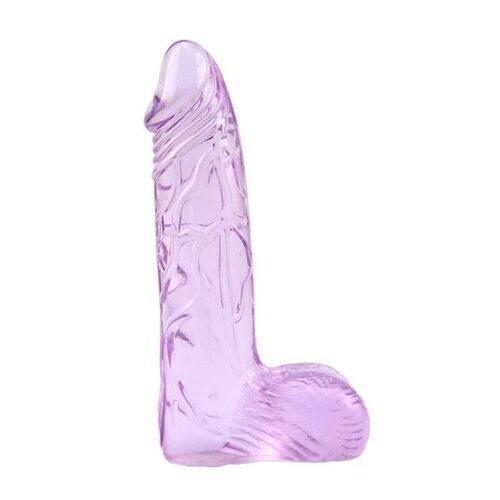 Ding Dong dildo gelové fialové