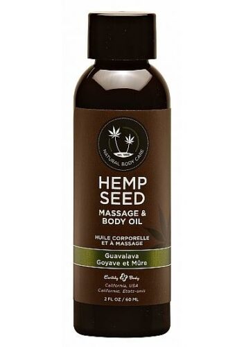 Hemp Seed masážní olej - guava a ostružina 60 ml Earthly Body