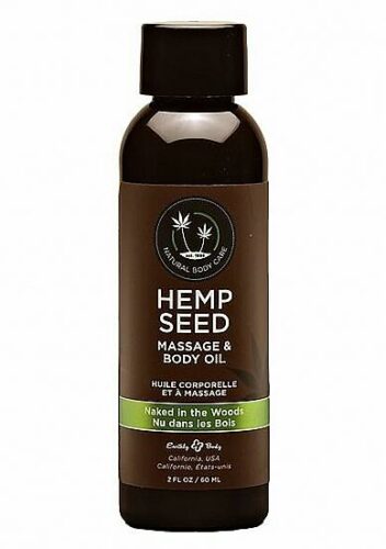 Hemp Seed masážní olej - bílý čaj a zázvor 60 ml Earthly Body