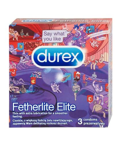 DUREX kondomy Fetherlite Elite Emoji 3 ks Durex