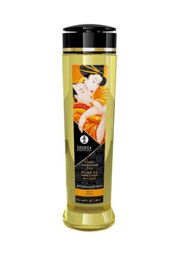 Shunga Stimulation Peach masážní olej 240 ml Shunga