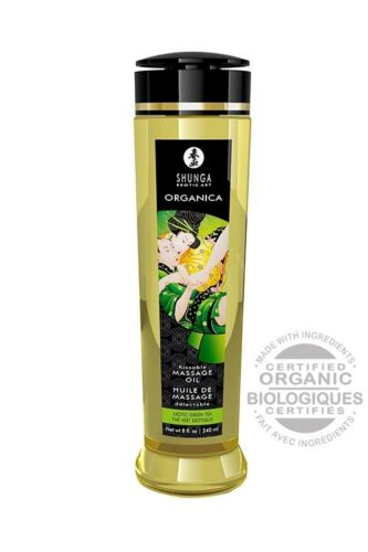 Shunga Organica Green Tea masážní olej 240 ml Shunga