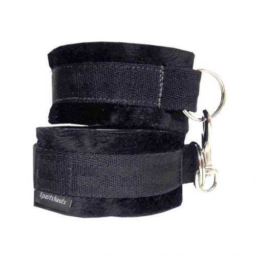 Sportsheets Soft Cuffs pouta na ruce - černá Sportsheets