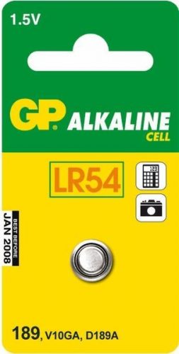 GP - alkalická knoflíková baterie LR54 - 1 ks GP Batteries