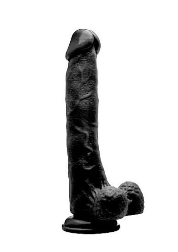 S-Line RealRock Dildo penis 27 cm - černý S-LINE