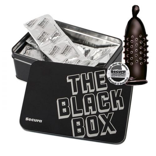 Secura kondomy The Black Box 50ks Secura