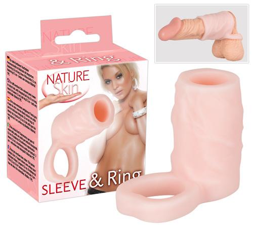 Nature Skin Rozšiřující návlek na penis Nature Skin