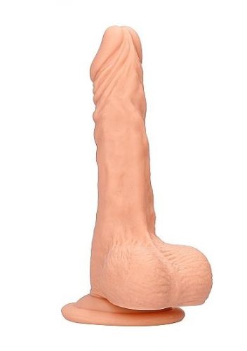 RealRock Dildo + Strap-on 17cm - tělový RealRock