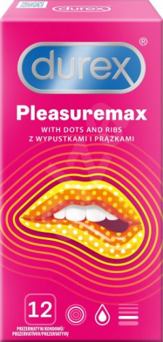 Durex Pleasuremax – vroubkované kondomy (12 ks)