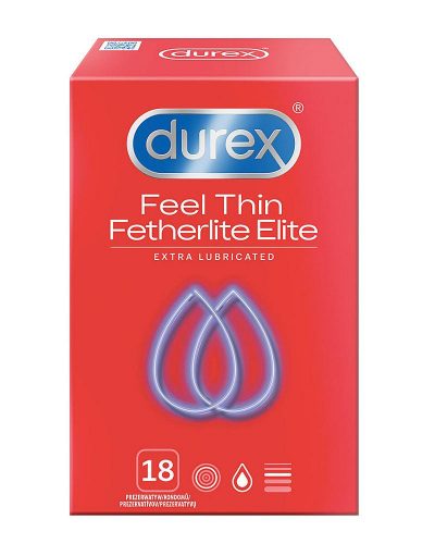 DUREX kondomy Feel Thin Fetherlite Elite Extra Lubricated 18ks Durex