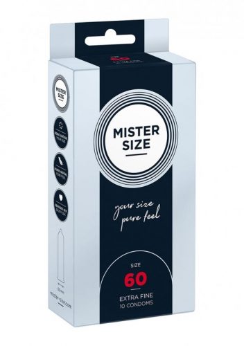 Mister Size kondomy 60mm - 10 ks