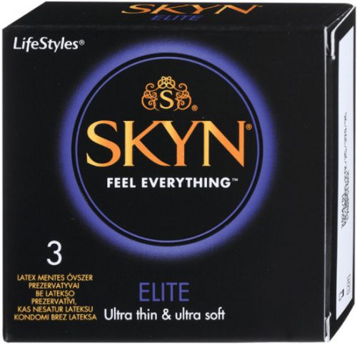 SKYN Elite – bezlatexové kondomy (3 ks)