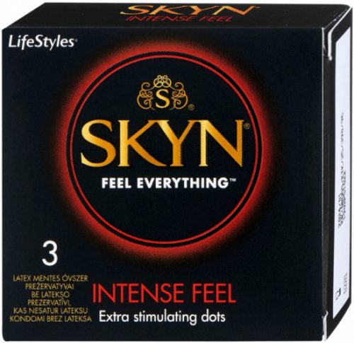 SKYN Intense Feel – bezlatexové kondomy (3 ks)