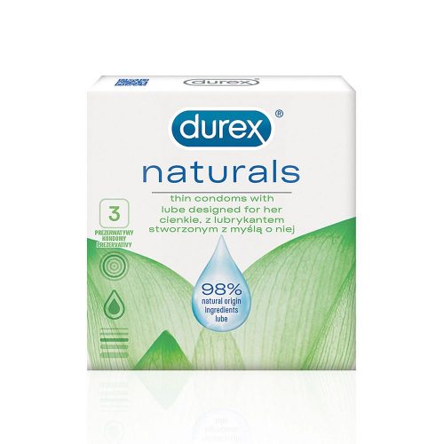 Durex Naturals kondomy 3 ks Durex