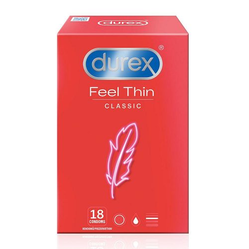 Durex Feel Thin Classic kondomy 18 ks Durex