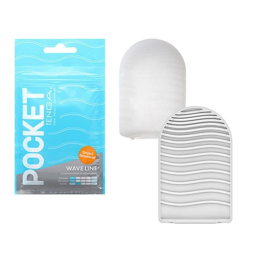 Tenga Pocket masturbátor Wave line Tenga