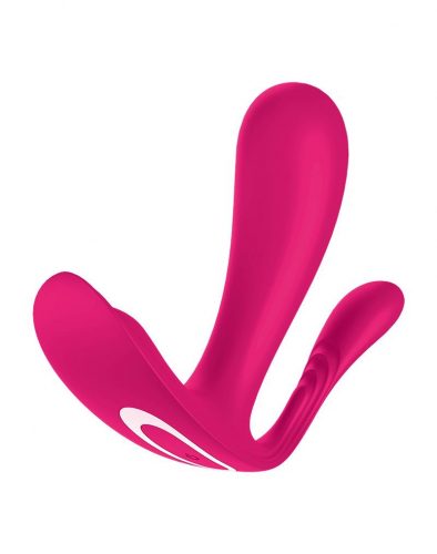 Satisfyer Top secret+ Vibrátor do kalhotek s anální stimulací - růžový Satisfyer