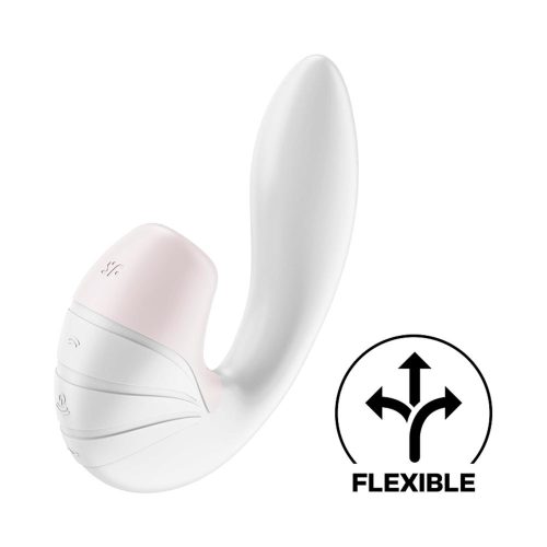 Satisfyer Supernova tlakový stimulátor a vibrátor 2v1 - bílý Satisfyer