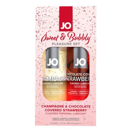 JO H2O Set lubrikačních gelů Sweet and bubbly 2 x 60 ml System JO