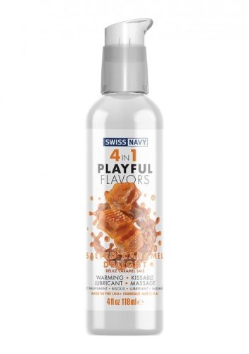 Swiss Navy Playful 4 in1 lubrikační gel Salted Caramel Delight 118ml Swiss Navy Direct