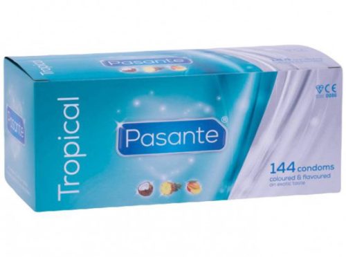 Pasante Tropical – ochucené latexové kondomy (144 ks)