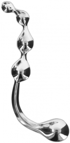 Oboustranné kovové dildo Bulb Wand (24 cm)