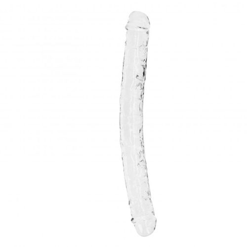 Realrock Oboustranné dildo 34 cm - transparentní RealRock