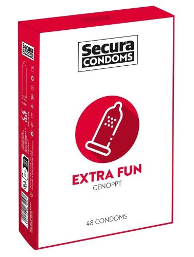 Secura kondomy Extra Fun 48 ks Secura