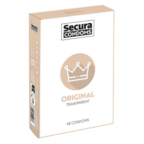 Secura Original – klasické kondomy (48 ks)