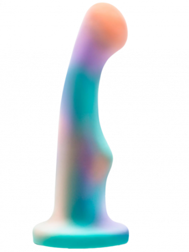 Silikonové dildo s přísavkou Opal Dreams Aqua (15