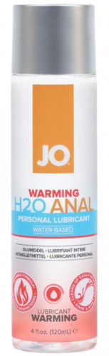 System JO Lubrikační gel Anal H2O Warming (120 ml)