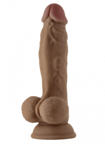 Shaft dildo z dvojitého tekutého silikonu Realistic Dong (24 cm)