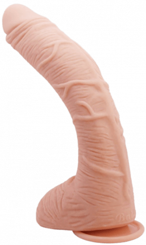 Realistické dildo Beautiful Alex 11" ve světle tělové barvě