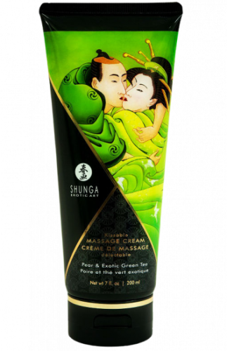 Shunga Masážní krém Relaxing Green Tea (200 ml)