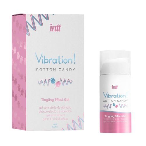 INTT Vibration! stimulační gel - Cotton Candy New 15 ml intt